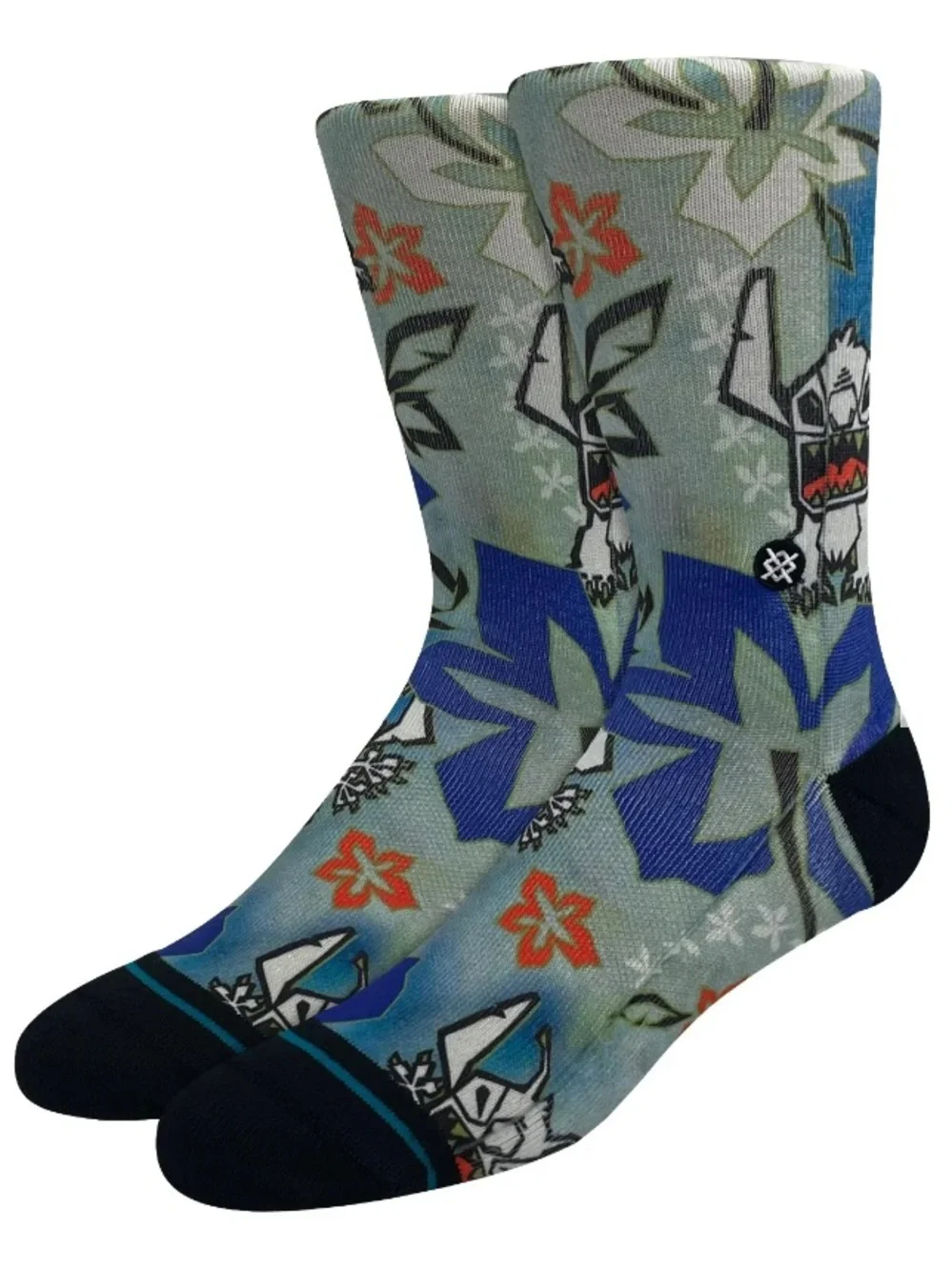 STANCE X Disney Unisex Lilo And Stitch 626 Poly Crew Socks - BLUE